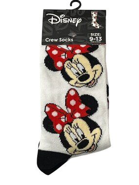 Women's Minnie Mouse Crew Socks Cartoon Character Novelty Gift
